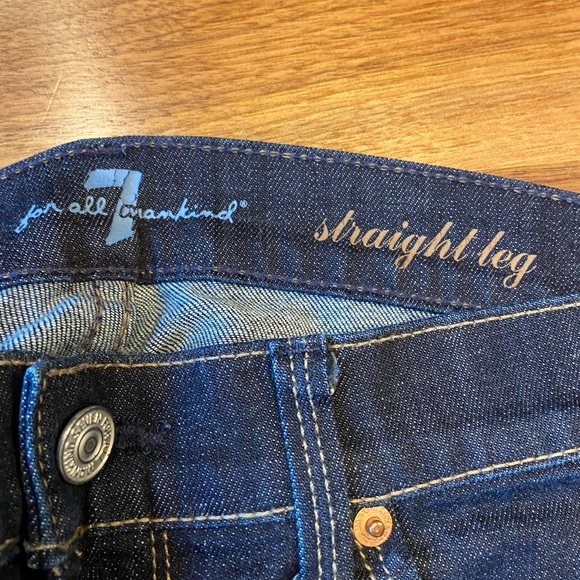 Seven for all mankind straight leg size 28 - Picture 6 of 7